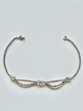 Vintage 1950s rhinestone necklace